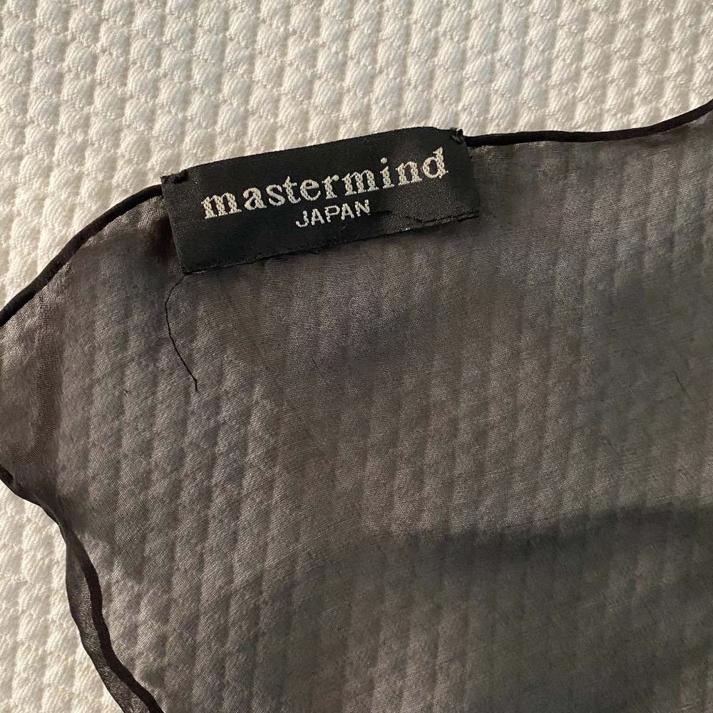 Mastermind Japan Silk scarf wrap Masaaki Homma - Picture 9 of 12